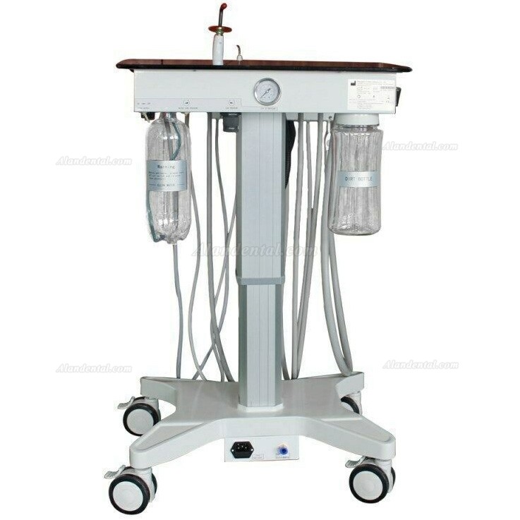 Greeloy GU-P302S Dental Delivery Units Mobile Dental Cart with Electric Dental Motor